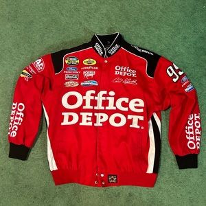 Vintage JH Design Nascar Roush Racing Carl Edwards Office Depot #99 Jacket